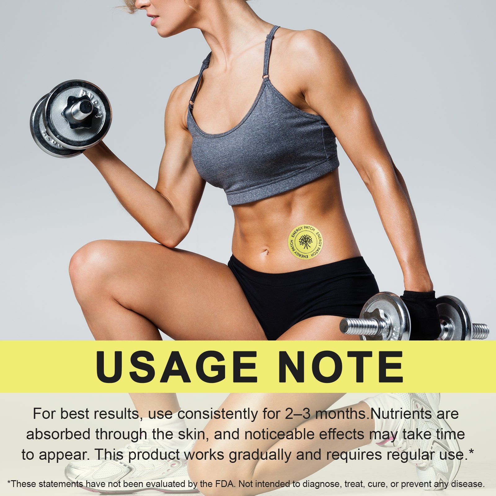 acentiallabs ENERGY PATCHES ENERGY I PICK-ME-UP I MENTAL CLARITY 30 Patches