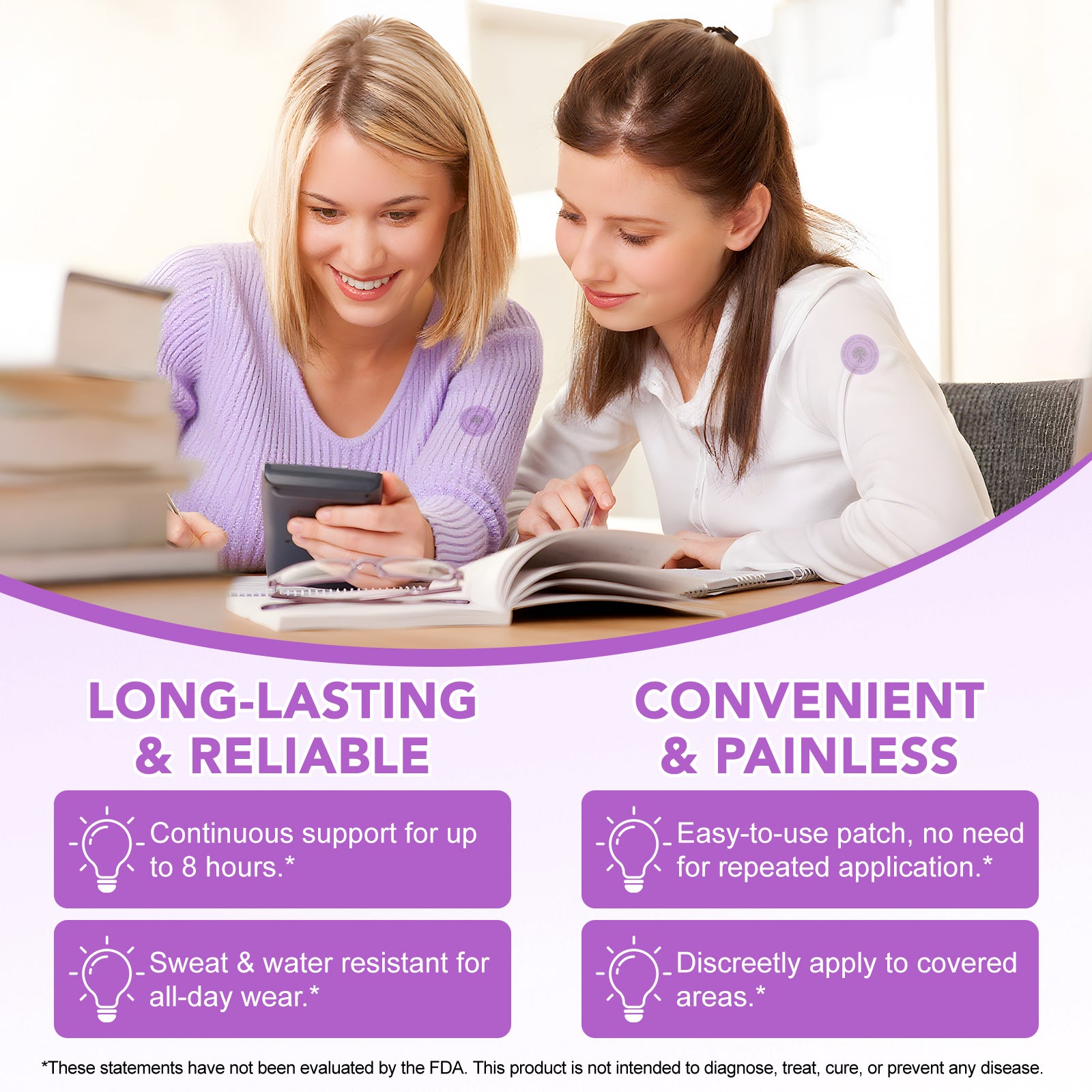 acentiallabs FOCUS PATCHES FREL FOCUS I CLARITY I CALM