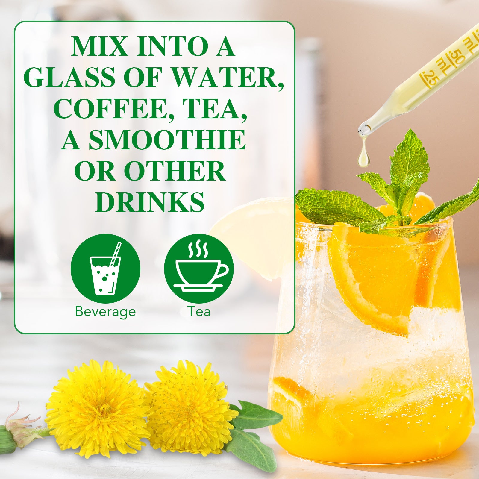 acentiallabs Wild Dandelion Root LIQUID DROPS Dietary Supplement 60ML Liquid Drops