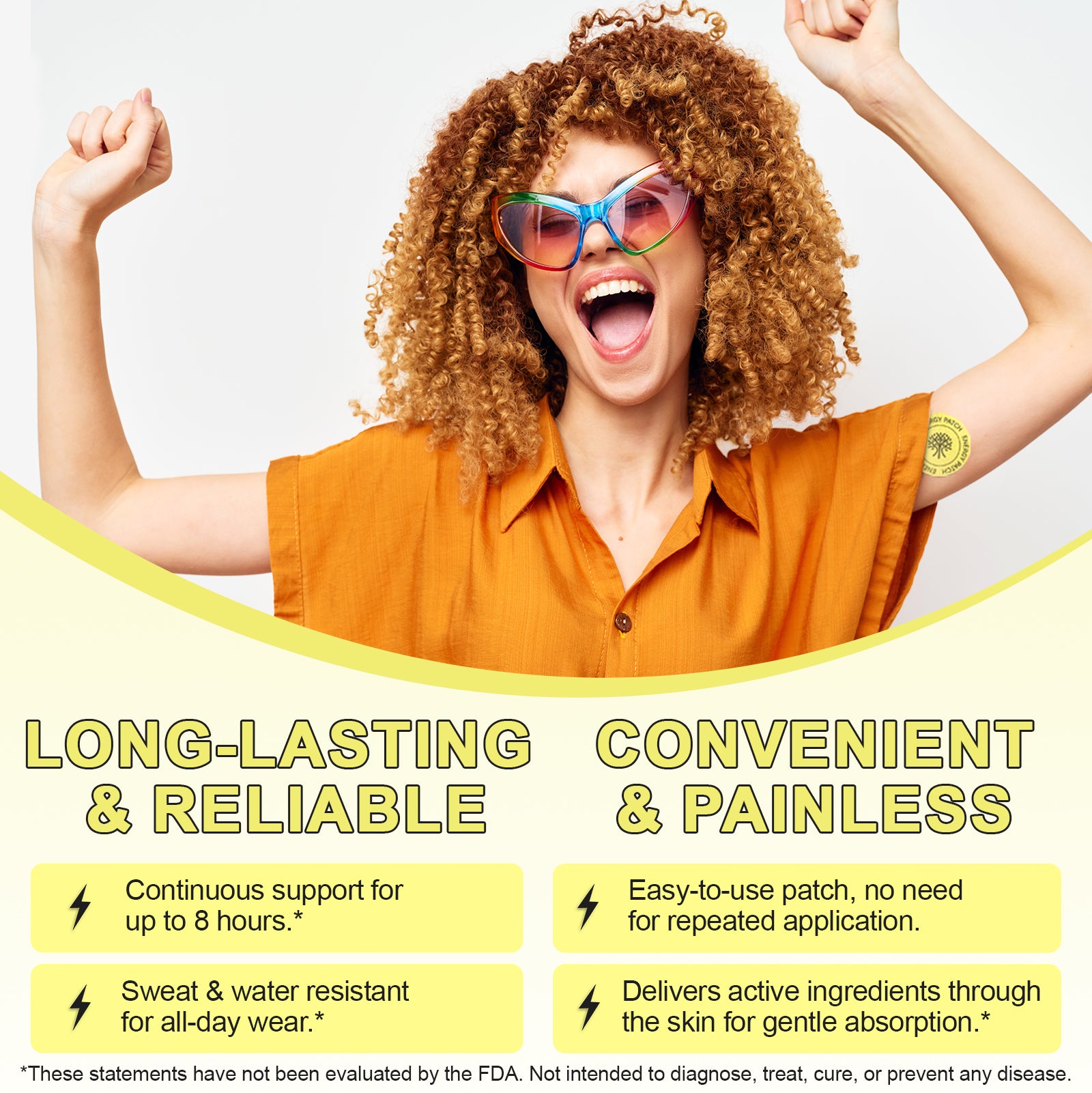 acentiallabs ENERGY PATCHES ENERGY I PICK-ME-UP I MENTAL CLARITY 30 Patches