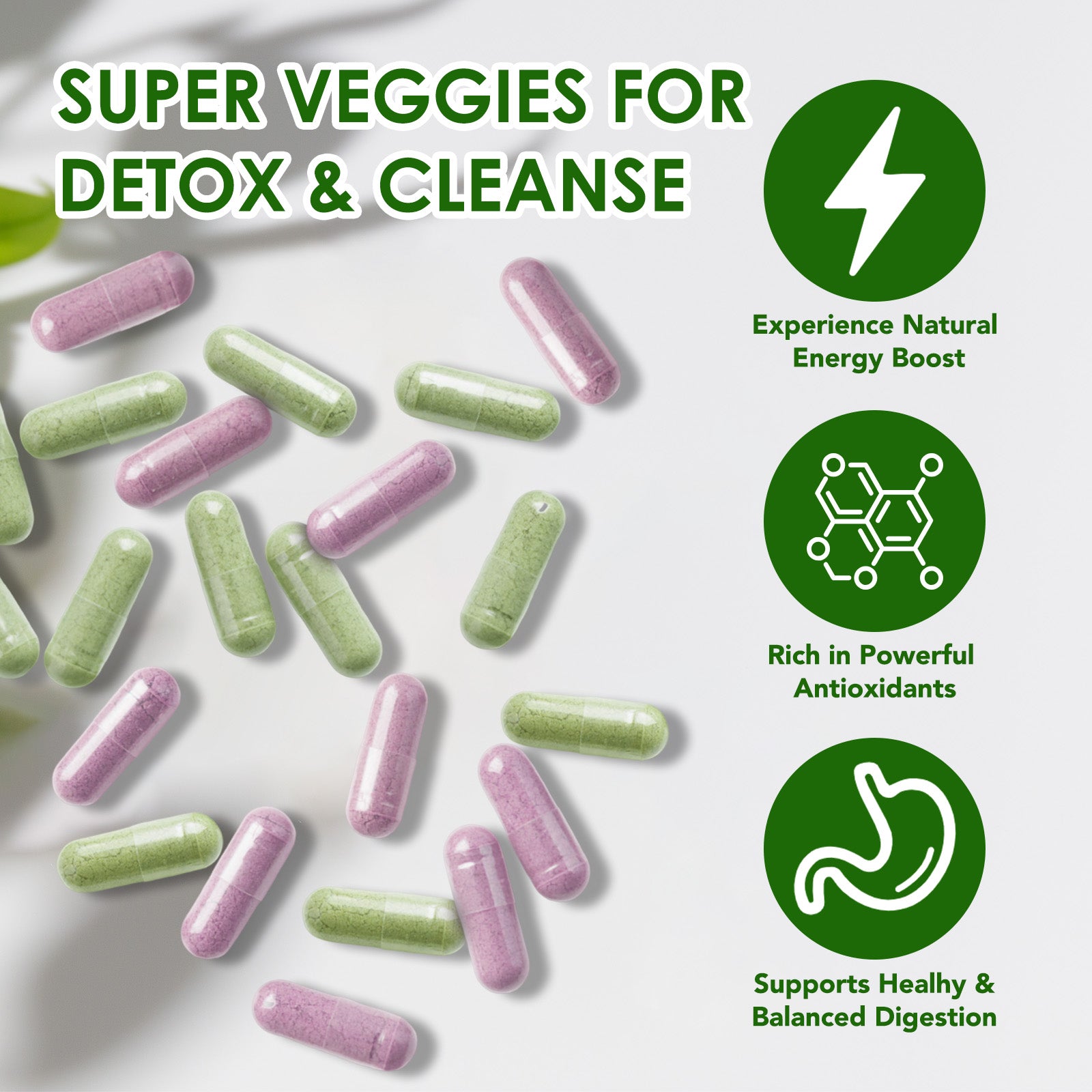 acentiallabs WHOLE VEGGIES and FRUIT SUPPLEMENT Bottled Capsules