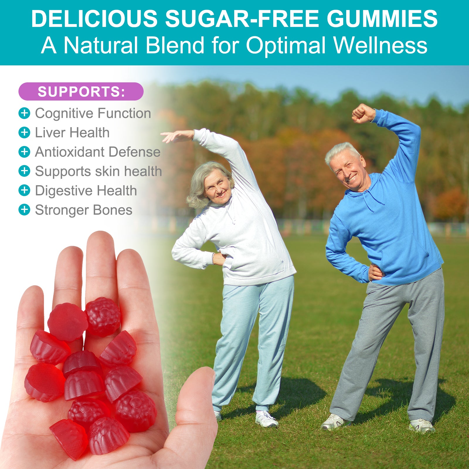 acentiallabs LIVER DETOX & CLEANSE GUMMIES 14-in-1 Liver Support Formula 60 Gummies Bottled Gummies