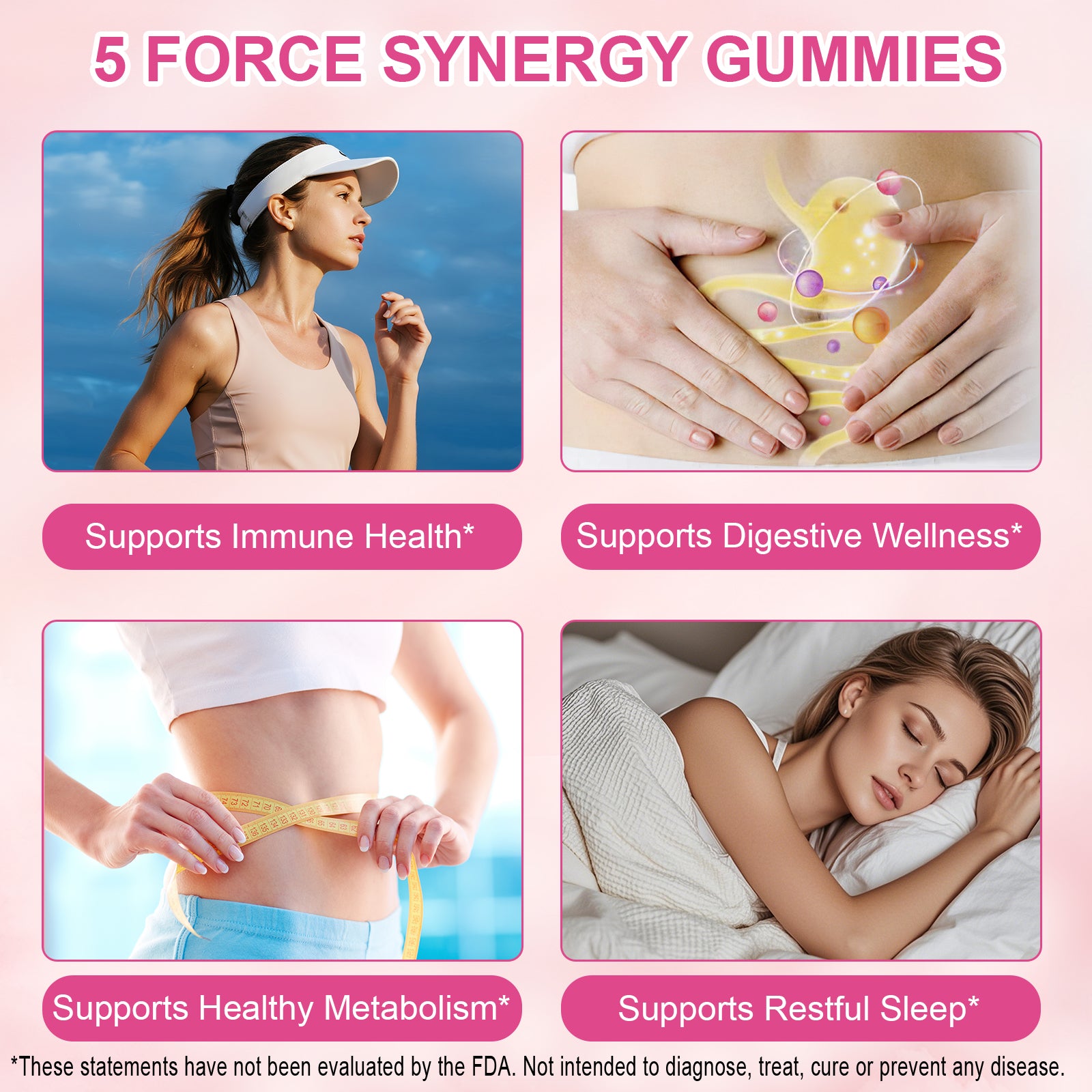 acentiallabs GLP-1  5 FORCE SYNERGY GUMMIES AKKERMANSIA MUCINIPHILA FOR MAXIMUM ABSORPTION Bottled Gummies