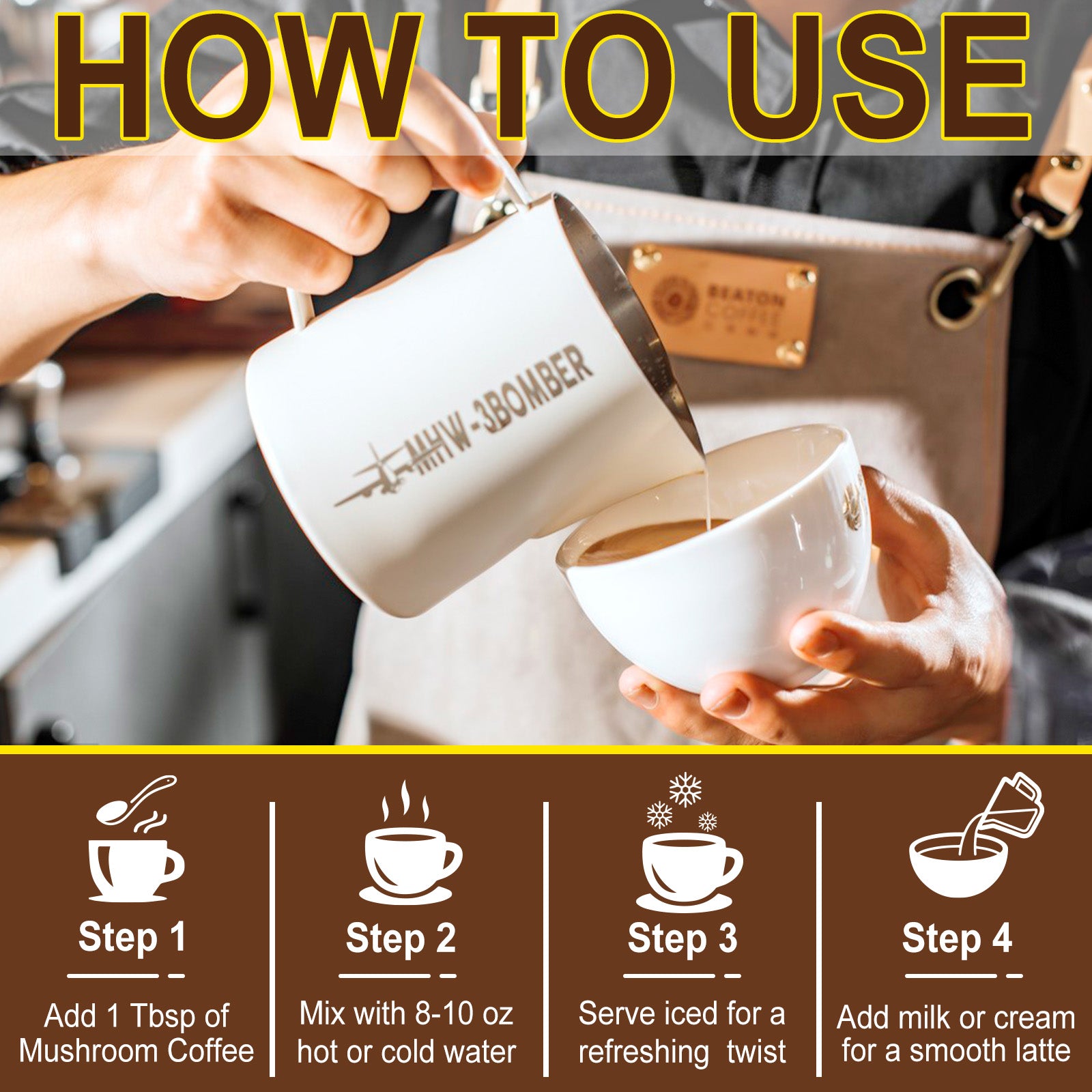 acentiallabs MUSHROOM COFFEE ，ENERGY·RECOVERY ·STRESS RELIEF，10 Superfood Mushrooms，Granules