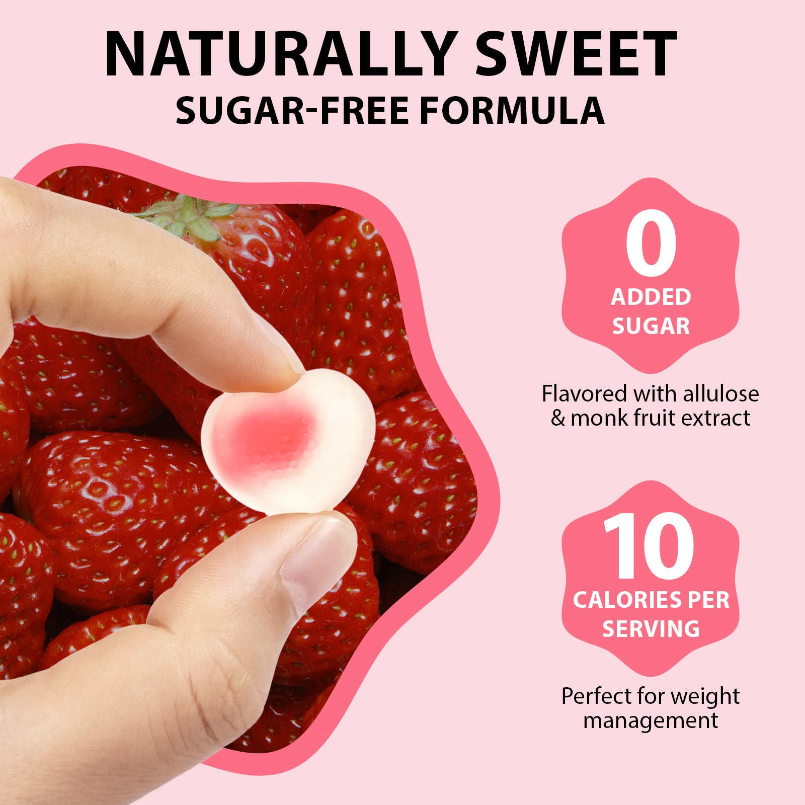 acentiallabs WOMEN'S MULTIVITAMIN GUMMIES ESSENTIAL VITAMINS & MINERALS  STRAWBERRY FLAVOR  60 GUMMIES Bottled Gummies